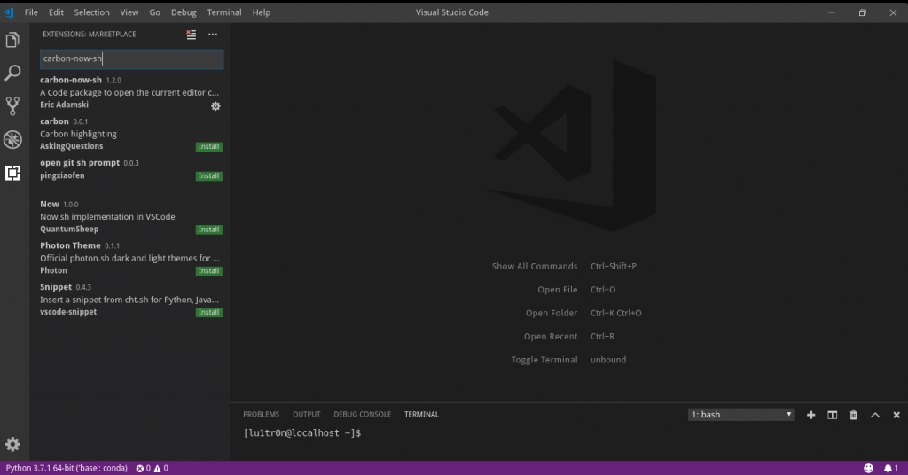 IDE Visual Studio Code