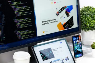 Archivo DESIGN.md en un editor mostrando un sistema de diseño completo