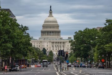 Capitolio de Estados Unidos representando el debate sobre el centro de seguridad de IA