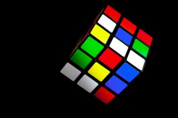 Vista 3D de una posición del cubo Rubik indexada en Every Cube