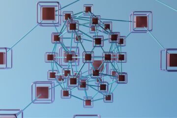 Red de nodos descentralizada que ilustra una tabla hash distribuida Kademlia