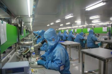 Chip de memoria HBM4 de Samsung usado en aceleradores de inteligencia artificial