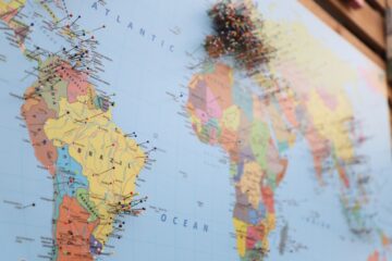 Interactive world map from Any Human Ever showing historical population density